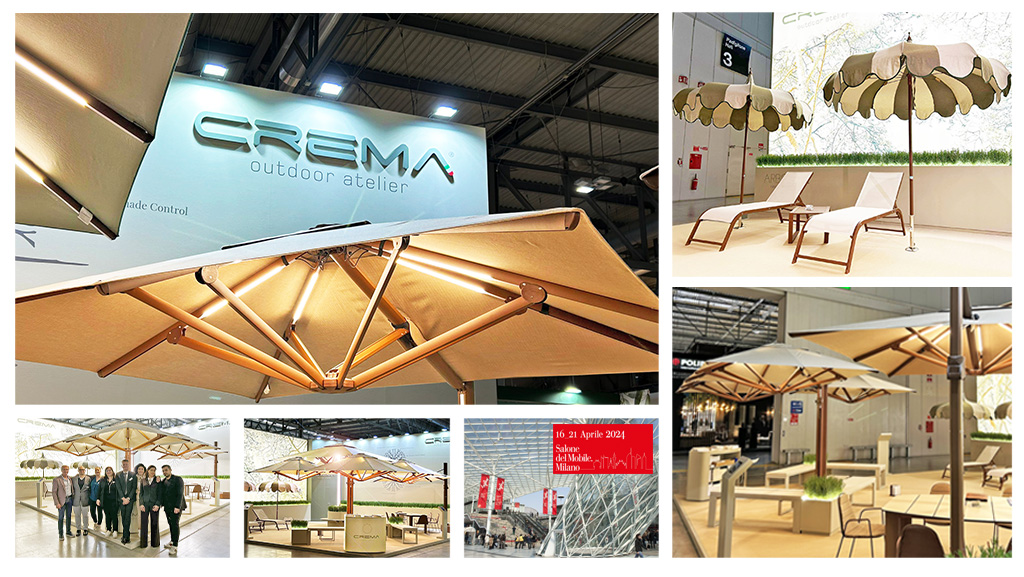 Salone del Mobile 2024 Crema outdoor