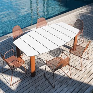 SILENO TAVOLO109 CREMA OUTDOOR OPUTLET