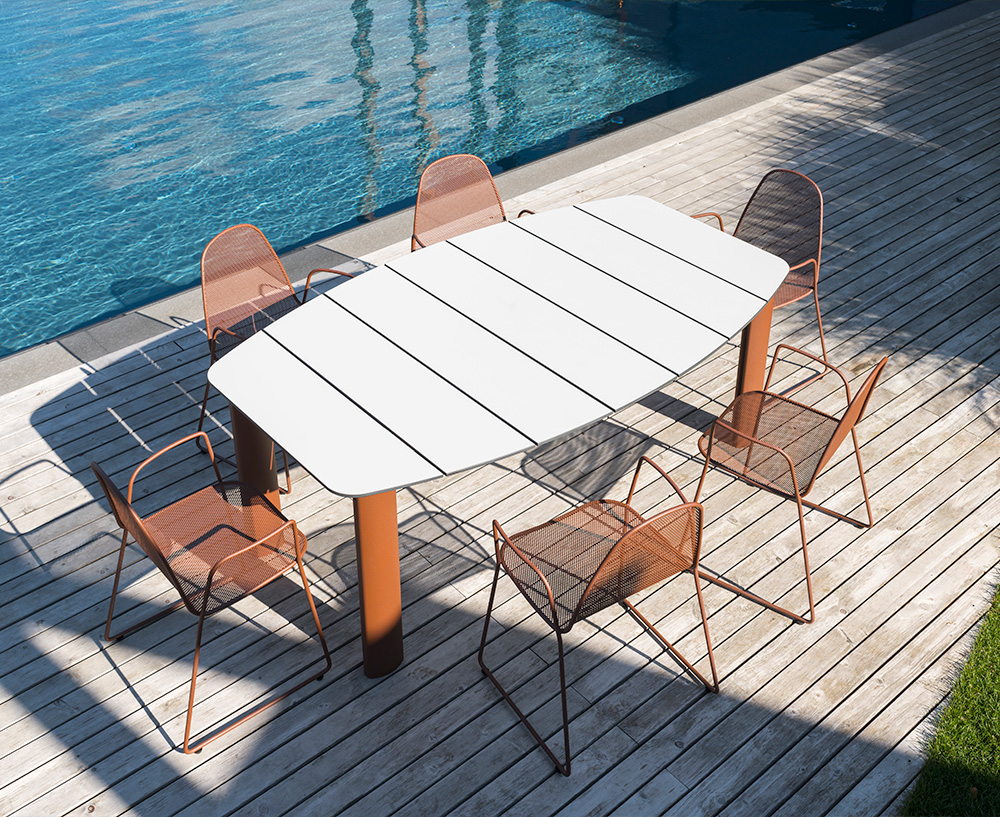 SILENO TAVOLO109 CREMA OUTDOOR OPUTLET